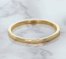 Load image into Gallery viewer, 1.6mm Hammered Band in 14K Rose Gold