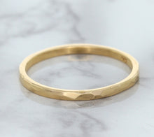 Load image into Gallery viewer, 1.6mm Hammered Band in 14K Rose Gold