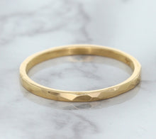 Load image into Gallery viewer, 1.6mm Hammered Band in 14K Rose Gold