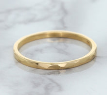 Load image into Gallery viewer, 1.6mm Hammered Band in 14K Rose Gold