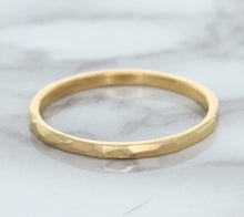 Load image into Gallery viewer, 1.6mm Hammered Band in 14K Rose Gold