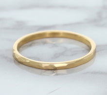 Load image into Gallery viewer, 1.6mm Hammered Band in 14K Rose Gold