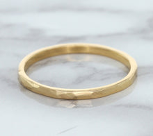 Load image into Gallery viewer, 1.6mm Hammered Band in 14K Rose Gold