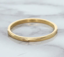 Load image into Gallery viewer, 1.6mm Hammered Band in 14K Rose Gold