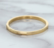 Load image into Gallery viewer, 1.6mm Hammered Band in 14K Rose Gold