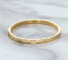 Load image into Gallery viewer, 1.6mm Hammered Band in 14K Rose Gold