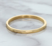 Load image into Gallery viewer, 1.6mm Hammered Band in 14K Rose Gold
