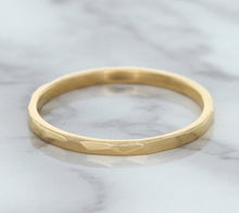 Load image into Gallery viewer, 1.6mm Hammered Band in 14K Rose Gold