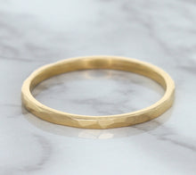 Load image into Gallery viewer, 1.6mm Hammered Band in 14K Rose Gold