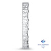 2.5mm Scalloped Band in 14K White Gold