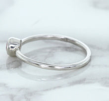 Load image into Gallery viewer, 0.19ct Round Pink Sapphire Ring in 14K White Gold
