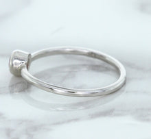 Load image into Gallery viewer, 0.19ct Round Pink Sapphire Ring in 14K White Gold