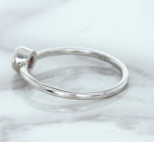 Load image into Gallery viewer, 0.19ct Round Pink Sapphire Ring in 14K White Gold