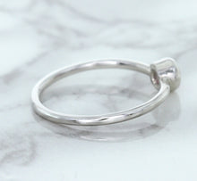 Load image into Gallery viewer, 0.19ct Round Pink Sapphire Ring in 14K White Gold