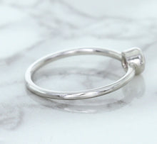 Load image into Gallery viewer, 0.19ct Round Pink Sapphire Ring in 14K White Gold