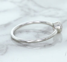 Load image into Gallery viewer, 0.19ct Round Pink Sapphire Ring in 14K White Gold