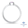 0.19ct Round Pink Sapphire Ring in 14K White Gold