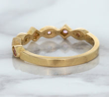 Load image into Gallery viewer, 0.22ctw Pink Sapphire Alternating Marquise Ring in 14K Rose Gold