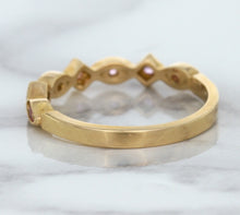 Load image into Gallery viewer, 0.22ctw Pink Sapphire Alternating Marquise Ring in 14K Rose Gold