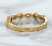 Load image into Gallery viewer, 0.22ctw Pink Sapphire Alternating Marquise Ring in 14K Rose Gold
