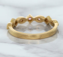 Load image into Gallery viewer, 0.22ctw Pink Sapphire Alternating Marquise Ring in 14K Rose Gold