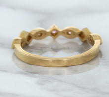 Load image into Gallery viewer, 0.22ctw Pink Sapphire Alternating Marquise Ring in 14K Rose Gold