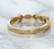 Load image into Gallery viewer, 0.22ctw Pink Sapphire Alternating Marquise Ring in 14K Rose Gold