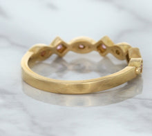 Load image into Gallery viewer, 0.22ctw Pink Sapphire Alternating Marquise Ring in 14K Rose Gold