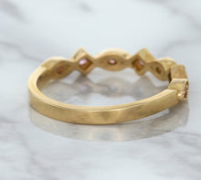Load image into Gallery viewer, 0.22ctw Pink Sapphire Alternating Marquise Ring in 14K Rose Gold