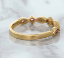 Load image into Gallery viewer, 0.22ctw Pink Sapphire Alternating Marquise Ring in 14K Rose Gold