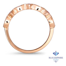 Load image into Gallery viewer, 0.22ctw Pink Sapphire Alternating Marquise Ring in 14K Rose Gold