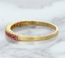 Load image into Gallery viewer, 0.35ctw Round Pink Sapphire Ring in 18K Rose Gold