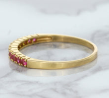 Load image into Gallery viewer, 0.35ctw Round Pink Sapphire Ring in 18K Rose Gold