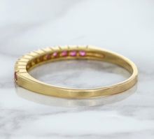Load image into Gallery viewer, 0.35ctw Round Pink Sapphire Ring in 18K Rose Gold