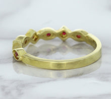 Load image into Gallery viewer, 0.20ctw Ruby Alternating Marquise Ring in 14K Yellow Gold