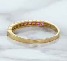 Load image into Gallery viewer, 0.35ctw Round Pink Sapphire Ring in 18K Rose Gold