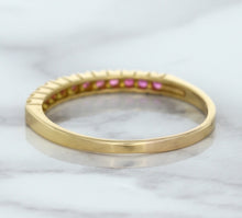 Load image into Gallery viewer, 0.35ctw Round Pink Sapphire Ring in 18K Rose Gold