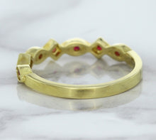 Load image into Gallery viewer, 0.20ctw Ruby Alternating Marquise Ring in 14K Yellow Gold