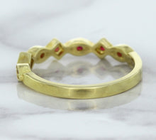 Load image into Gallery viewer, 0.20ctw Ruby Alternating Marquise Ring in 14K Yellow Gold