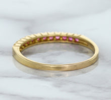 Load image into Gallery viewer, 0.35ctw Round Pink Sapphire Ring in 18K Rose Gold