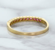 Load image into Gallery viewer, 0.35ctw Round Pink Sapphire Ring in 18K Rose Gold