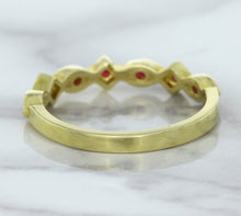 Load image into Gallery viewer, 0.20ctw Ruby Alternating Marquise Ring in 14K Yellow Gold