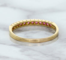Load image into Gallery viewer, 0.35ctw Round Pink Sapphire Ring in 18K Rose Gold