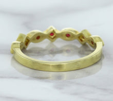 Load image into Gallery viewer, 0.20ctw Ruby Alternating Marquise Ring in 14K Yellow Gold