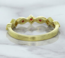 Load image into Gallery viewer, 0.20ctw Ruby Alternating Marquise Ring in 14K Yellow Gold