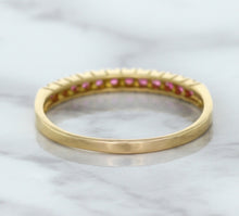 Load image into Gallery viewer, 0.35ctw Round Pink Sapphire Ring in 18K Rose Gold