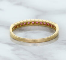 Load image into Gallery viewer, 0.35ctw Round Pink Sapphire Ring in 18K Rose Gold