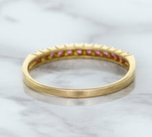 Load image into Gallery viewer, 0.35ctw Round Pink Sapphire Ring in 18K Rose Gold
