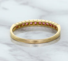 Load image into Gallery viewer, 0.35ctw Round Pink Sapphire Ring in 18K Rose Gold