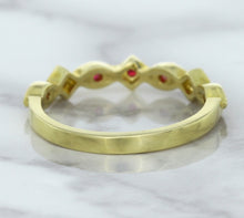 Load image into Gallery viewer, 0.20ctw Ruby Alternating Marquise Ring in 14K Yellow Gold